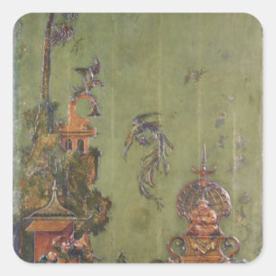 Air, from a series of panels depicting square sticker