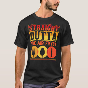 Air Fryer Cooking Trend Chef Baker Cook Womens T-Shirt