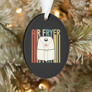 Air Fryer Master Cook Food Retro Chicken Ornament
