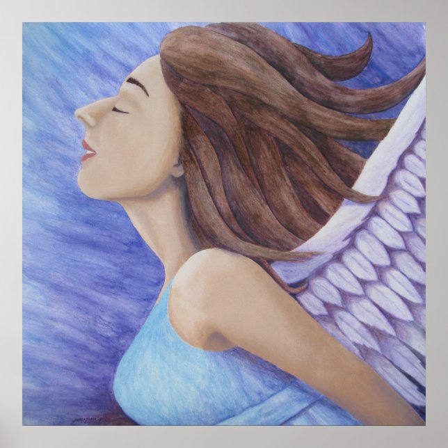 Air Goddess Flying 18" x 18", Poster (Matte) (Front)