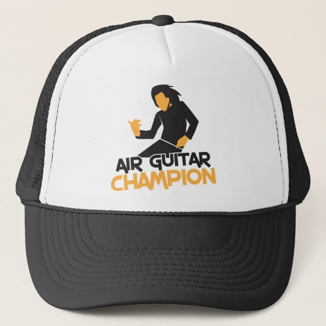 AIR GUITAR CHAMPION NP TRUCKER HAT (Front)