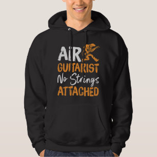 Air Guitarist No Strings Attached Dad Guitar And B Hoodie