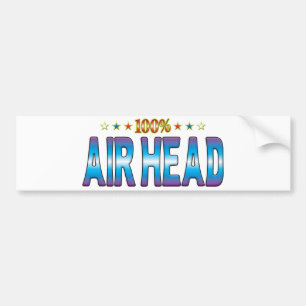 Air Head Star Tag v2 Bumper Sticker
