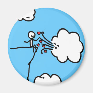 Air kisses Magnet