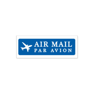 AIR MAIL PAR AVION Aircraft Airmail Stamp airplane