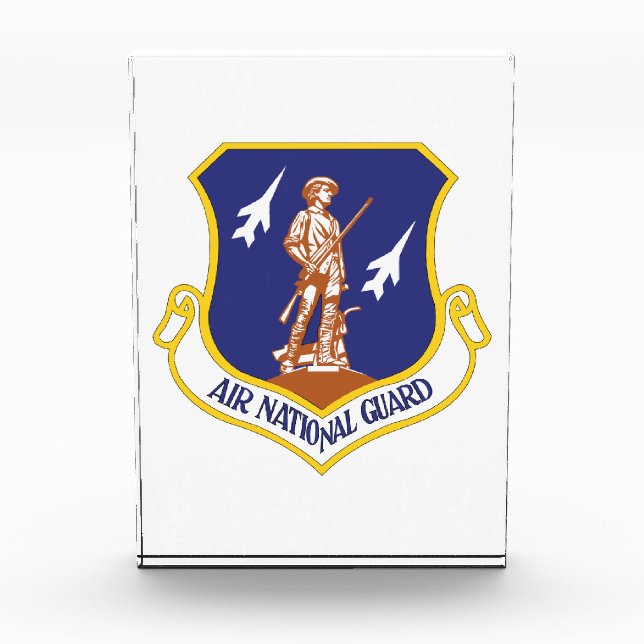 Air National Guard Military Veteran Photo Block (Front)