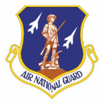 Air National Guard Military Veteran Standing Photo Sculpture<br><div class="desc">Air National Guard insignia. Great gift for Air National Guard veteran,  gift for military,  gift for American patriot. Visit our store to find more great military gift.</div>