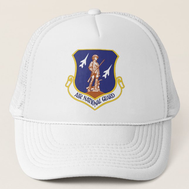 Air National Guard Military Veteran Trucker Hat (Front)