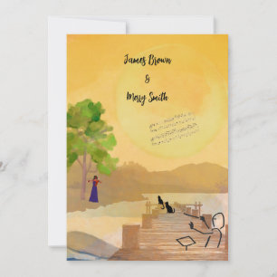 Air of Tenderness wedding Invitation