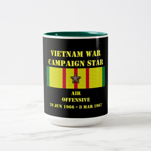 Air Offensive Campaign Two-Tone Coffee Mug (Center)