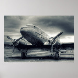 Air Plane Aviation Dakota DC-3 Poster