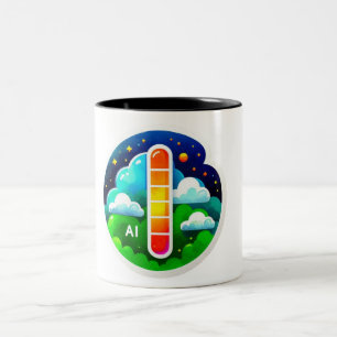Air quality index Two-Tone coffee mug