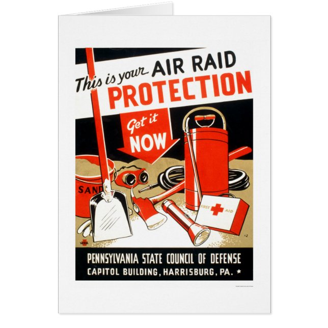 Air Raid Protection 1943 WPA (Front)