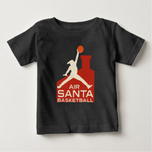  AIR SANTA – Funny Xmas Basketball Tshirt