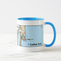 Air Traffic Control Coffee Cartoon