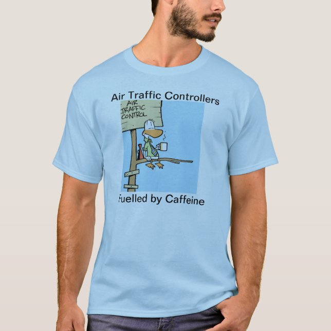 Air Traffic Control Funny Coffee Shirt (Front)