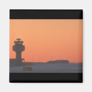 Air traffic control tower_Military Aircraft Magnet