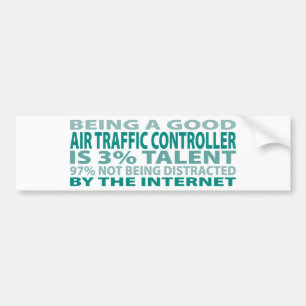 Air Traffic Controller 3% Talent Bumper Sticker