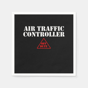 Air Traffic Controller Airfield Flight Controller  Napkin