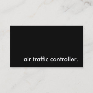 air traffic controller. business card
