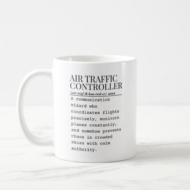 Air traffic controller coffee mug (Left)