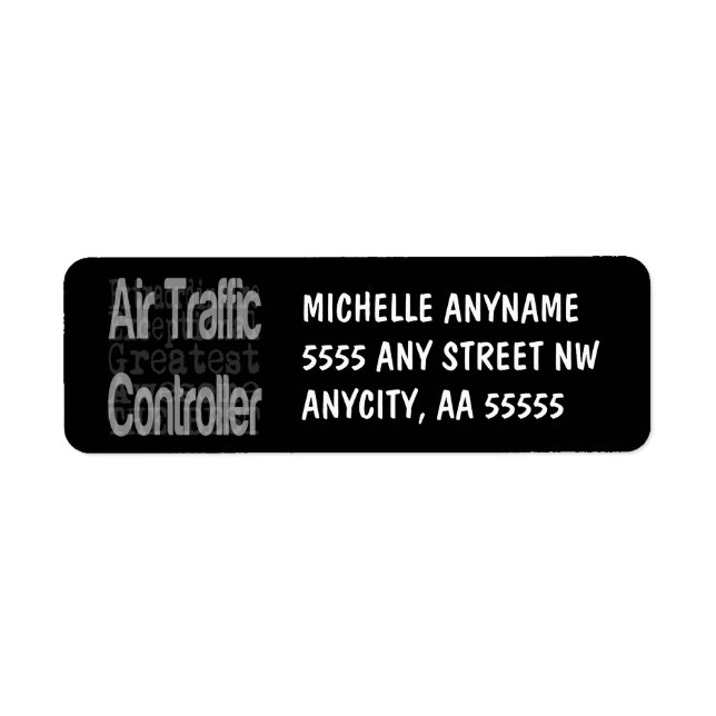 Air Traffic Controller Extraordinaire Return Address Label (Front)