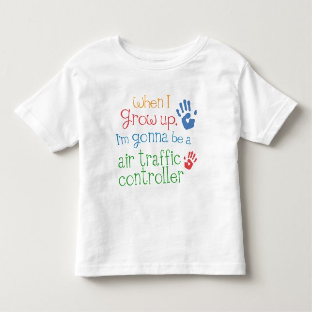Air Traffic Controller (Future) Infant Baby T-Shir Toddler T-Shirt (Front)