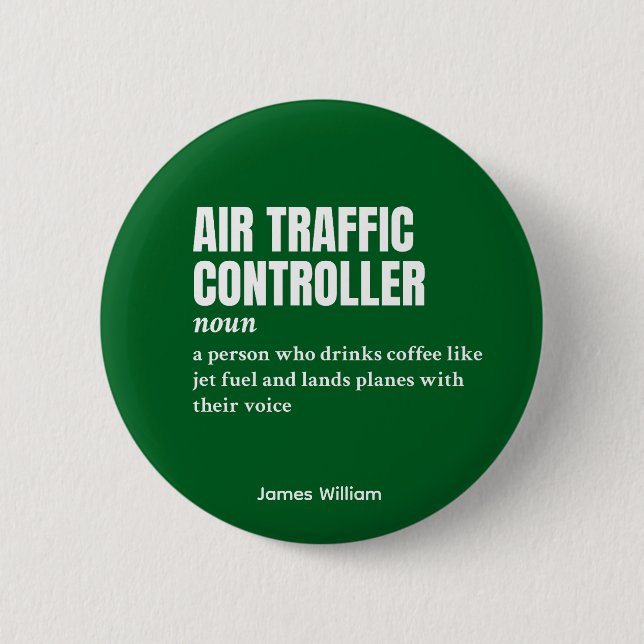 Air Traffic Controller – Job Definition Pin (Front)