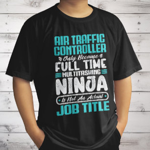 Air Traffic Controller Job Title Profession Funny T-Shirt