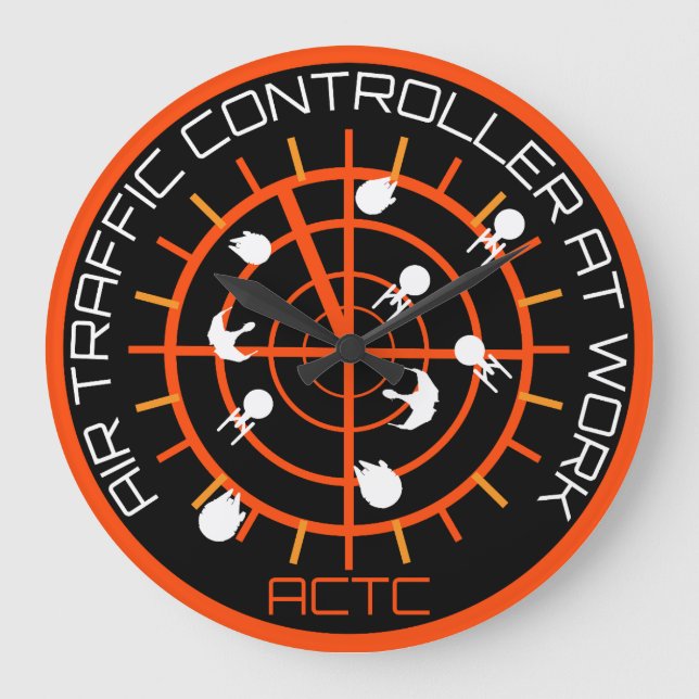 Air Traffic Controller Large Clock (Front)