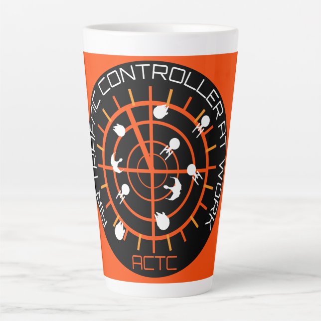 Air Traffic Controller Latte Mug (Front)