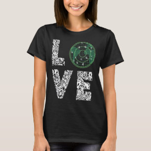 Air Traffic Controller Love Leopard Radar Flight C T-Shirt