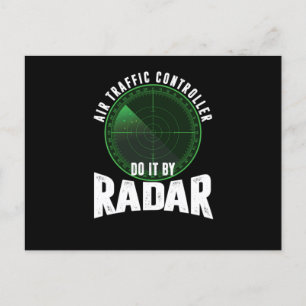 Air Traffic Controller radar Vintage Postcard