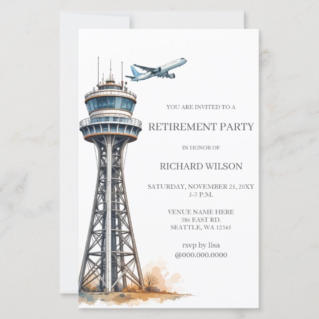 Air Traffic Controller Retirement Party  (Front)