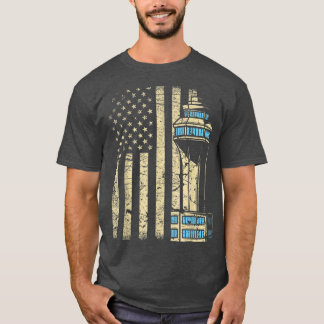 Air Traffic Controller TowerAircraft Airspace ATC  T-Shirt