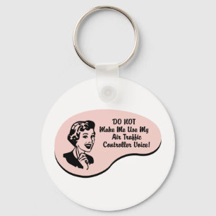 Air Traffic Controller Voice Key Ring