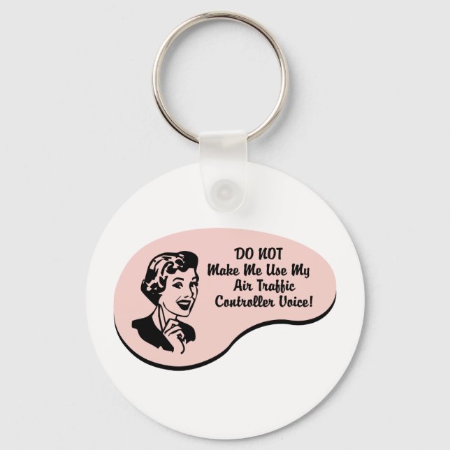 Air Traffic Controller Voice Key Ring (Front)