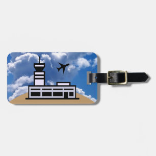 Air traveller luggage tag