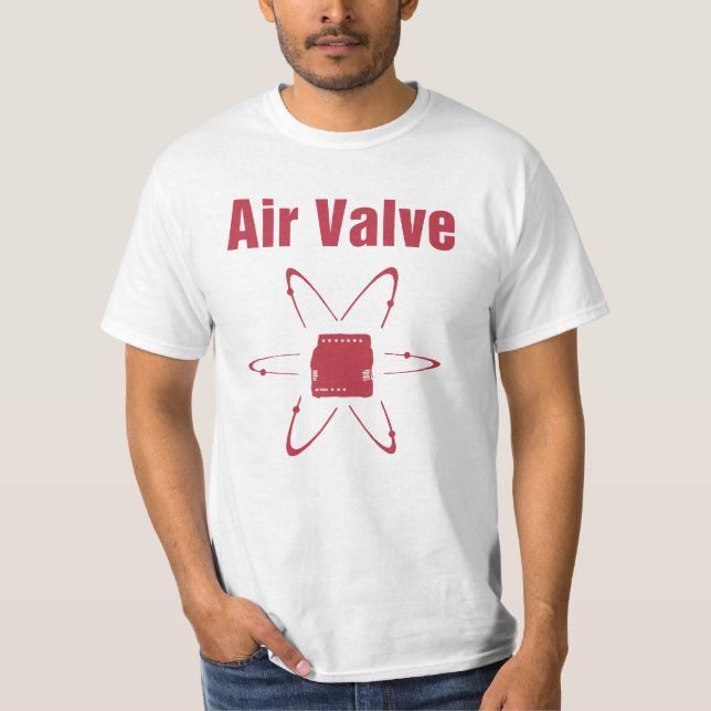 Air Valve red title T-Shirt (Front)
