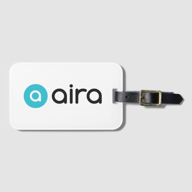 Aira Logo Luggage Tag (Front Horizontal)