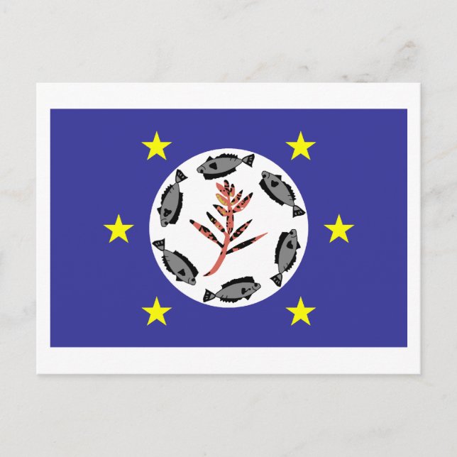 Airai Flag Postcard (Front)