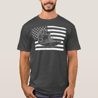 Airboat American Flag T-Shirt