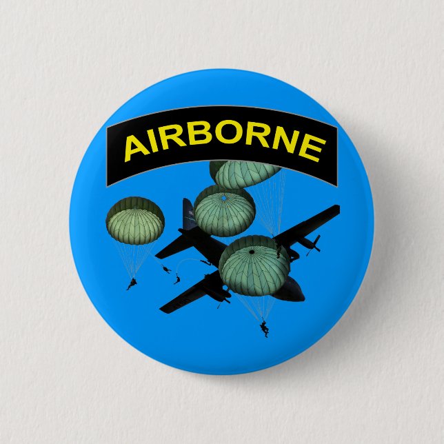 Airborne 2 6 cm round badge (Front)