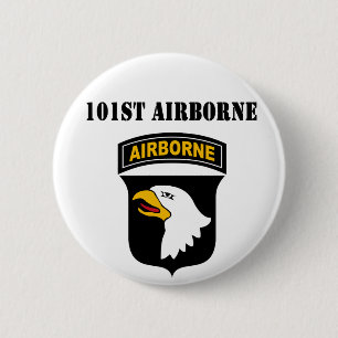 Airborne 6 Cm Round Badge