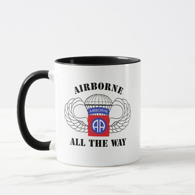 Airborne All The Way Mug (Left)