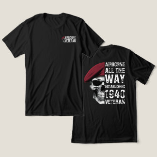 Airborne All The Way Veteran Tri-Blend Shirt
