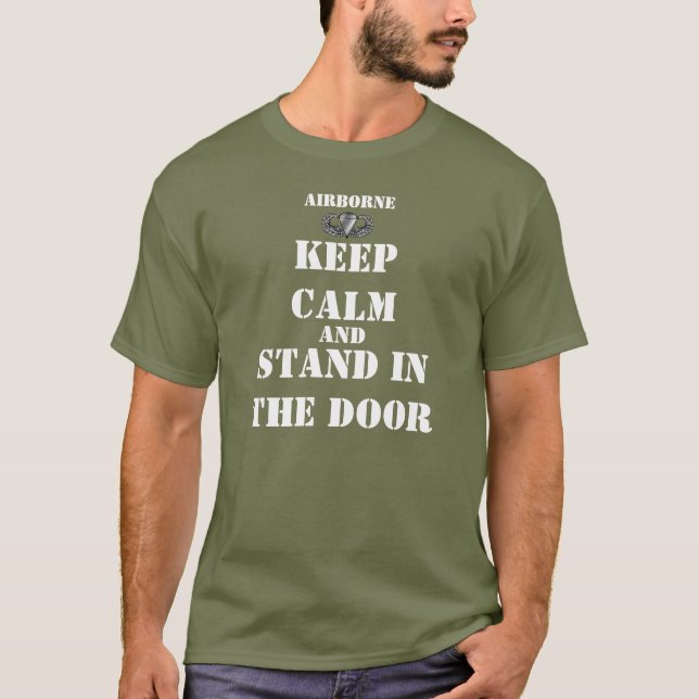 Airborne, keep calm T-Shirt (Front)