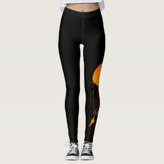 Airborne Leggings "Parachutiste" Black/Orange