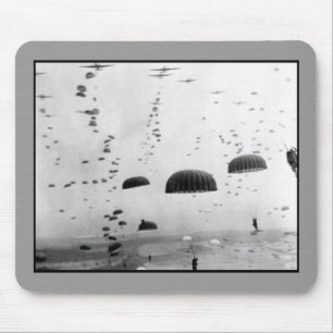 Airborne Mission During WW2 Painting Mouse Pad