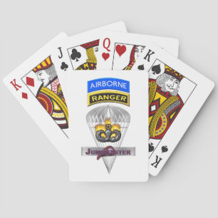 Airborne Ranger Jumpmaster Commemorative Playing Cards